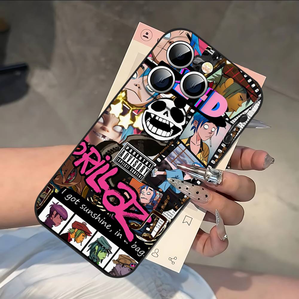 G-GorillazS Band Phone Case For IPhone 17 16 15 14 13 12 11 PRO MAX PLUS Mini TPU Soft To Skin-friendly Case
