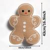 Christmas Gingerbread Man Pillow Seat Cushion - Festive Holiday Décor