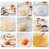 Kitchen Aluminium Zinc Zinc Alloy Wood Handle Baking Tool Dessert Cake Mold Pie Pan Tart Mold Pastry Pusher