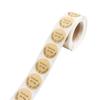 500 Pcs Handmade with Love Stickers, 25mm/1 Inch Self-Adhesive Handmade Baking Sticker Gift Tags for Valentine's Day