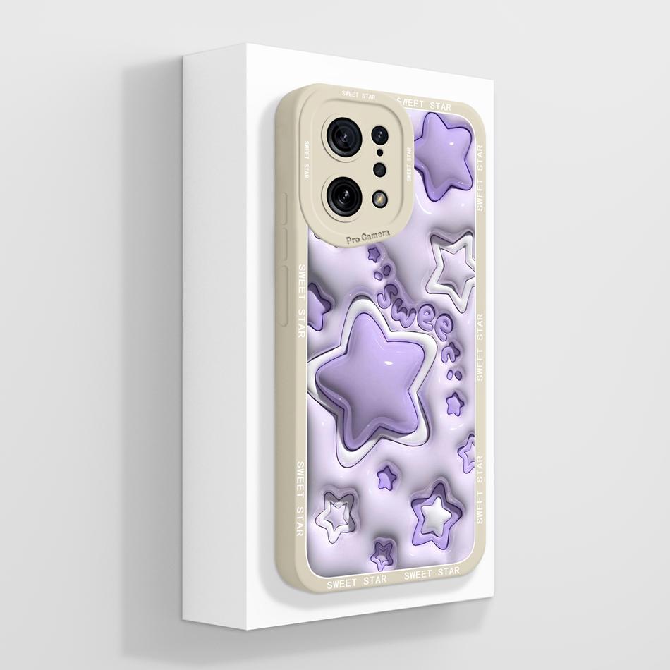 For Oppo Find X5 Pro Lite Case Artistic Style Funda For Oppo Find X 5 X5Pro X5Lite Liquid Silicone Soft Phone Back Cover Coque