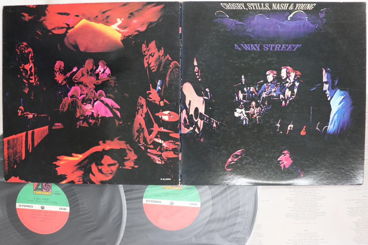 

Виниловая пластинка CROSBY STILLS NASH YOUNG 4 Way Street P50089A ATLANTIC 1971 Япония Рок Б/у