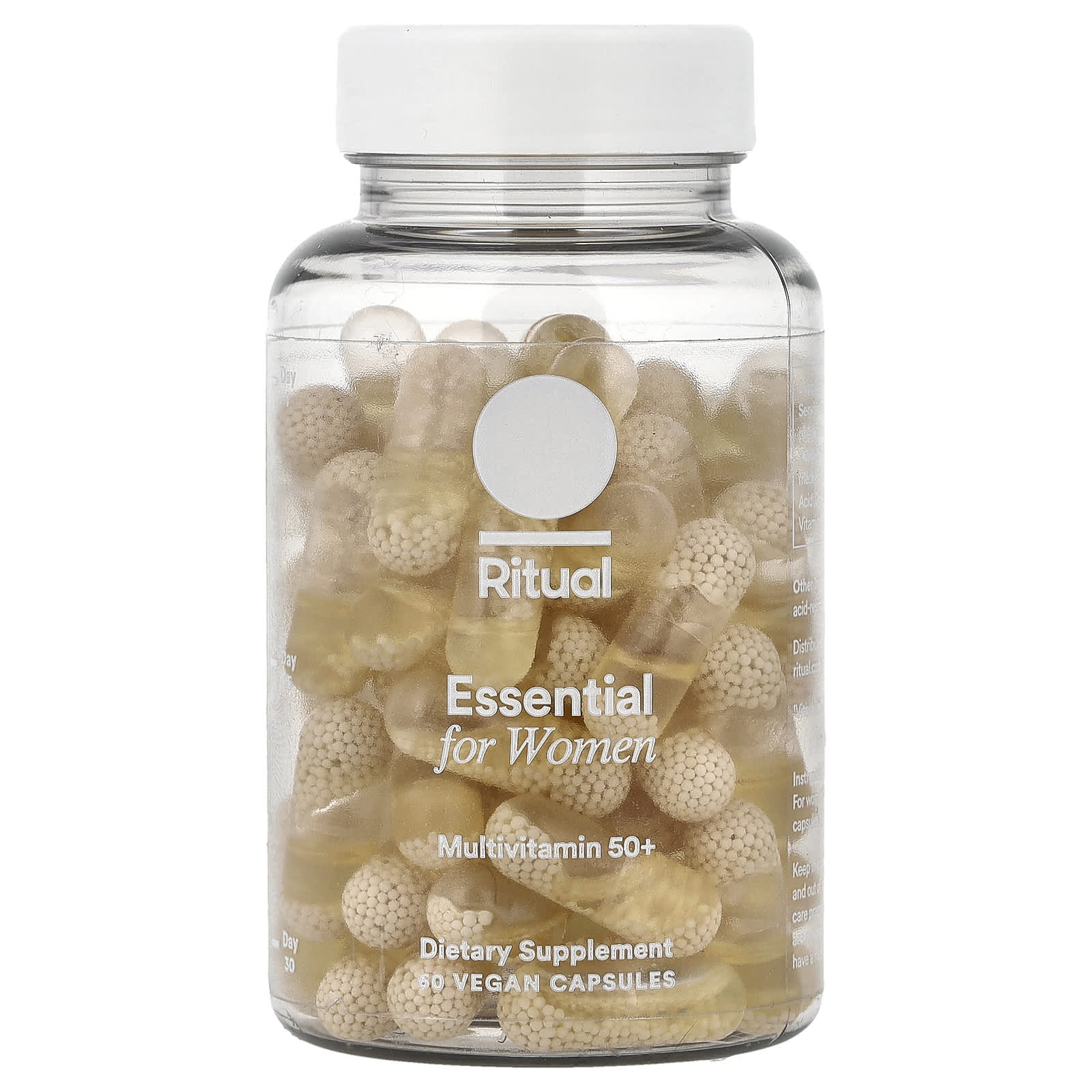 

Ritual, Essentials for Women, Multivitamin 50+, Mint, 60 Veggie Capsules