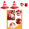 Creative Traffic Safety Cone Pillow Plush Toy For School And Kindergarten Teaching Aids
