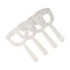 4pcs Meat Tool Plastic Meat Scraper Handhold White Fish Scales Manual Bone Scraper Kitchen