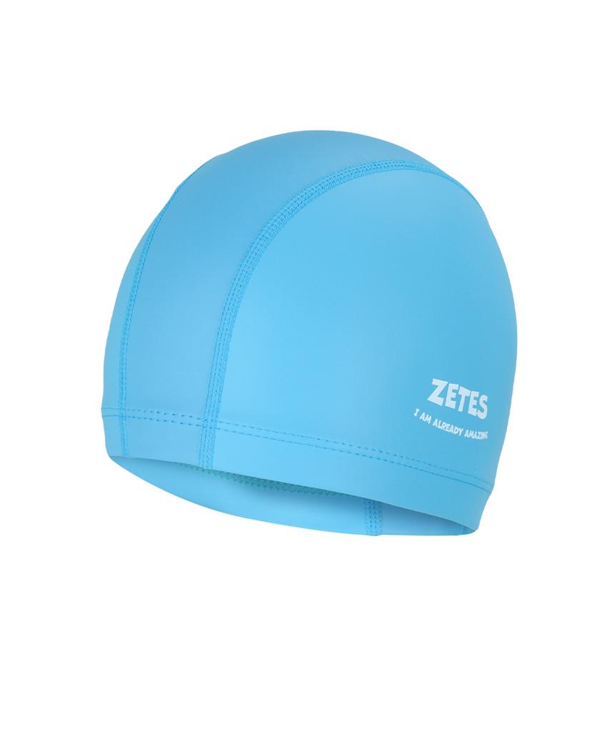 Jeteseu Flex Shield Joy Sky Blue Urethane Coated Swim Cap