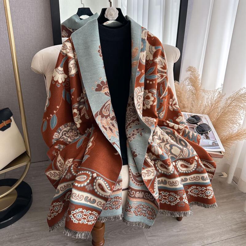 Women's Retro Ethnic Paisley Scarf