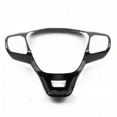 Fits Ford Transit  19-22 Carbon Fiber Style Steering Wheel Cover Trim