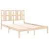 Solid Wood Bed 135 x 190 cm