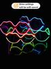 Óculos Luminosos EL Sem Fio Disco Luminoso LED Óculos de Sol de Celebridade da Internet Pixel KTV Bar Atmosfera Concerto Flash Alta Qualidade