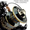 New Rigidity Lightweight Spinning Reel 5.2:1 / 4.7:1 Smooth 2000 3000 4000 5000 6000 7000 More Durable Saltwater Freshwater Fishing Reel