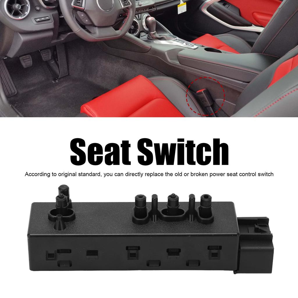 Car Left Driver Side Seat Control Switch 1S12380 Power Seat Switch Replacement for Cadillac SRX 2010‑2016 Car Accessories
