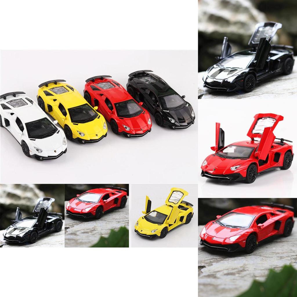 Exquisite 1/32 Diecast Lamborghini Aventador Lp740 Car Model With Sound And Light