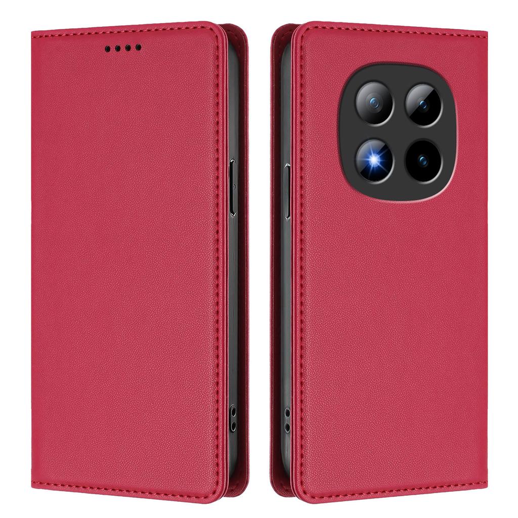 Für Xiaomi Poco M8 Pro 5G/Redmi Note 15 Pro+ 5G (Global) Leder Geldbörse Hülle Magnetverschluss RFID-Blockierung Handyhülle