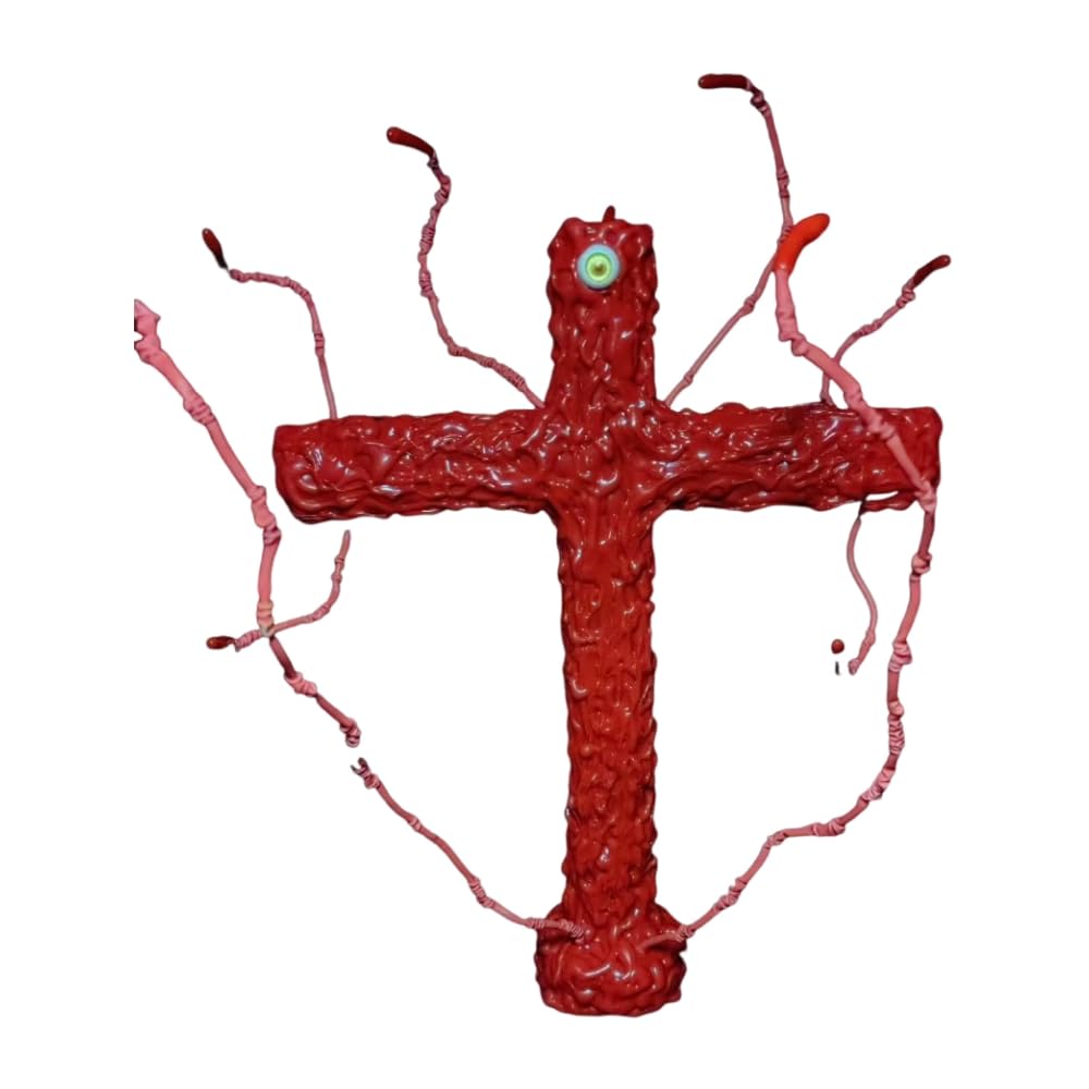 AIEK 112 Genbu Machine Girl Head, Weapon, Otherworldly Tool, Bizarre Tentacles, Handmade Resin Painted, DIY Magic Modification, Cross Tentacles