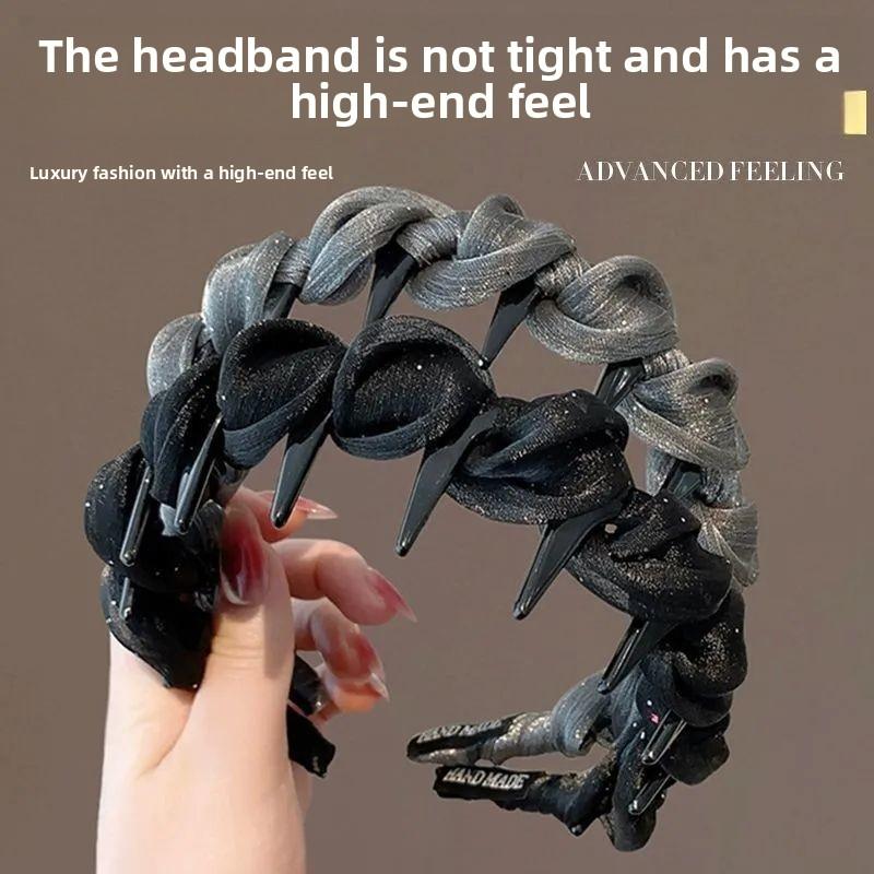 Wrap-around Hair Band, Versatile for Various Occasions, Anti-slip with Teeth, Headband for Washing Face and Hair, Women's Hair Accessory