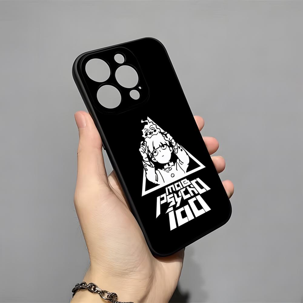 Anime Psycho 100 Phone Case For IPhone 17 Pro Max 16 15 14 Pro Max 13 11 X Xs Xr 8 7Plus Silicone Cover