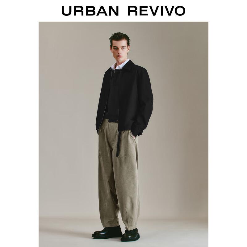 UR Herr Vår 2025 Casual Jacka med Dubbel Dragkedja