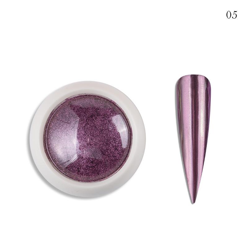 Nail Mirror Chrome Shimmer Glitter Holographic Colorful Dust Metallic Effect Pigment Powder For UV Gel Polish Nail Art Decoration
