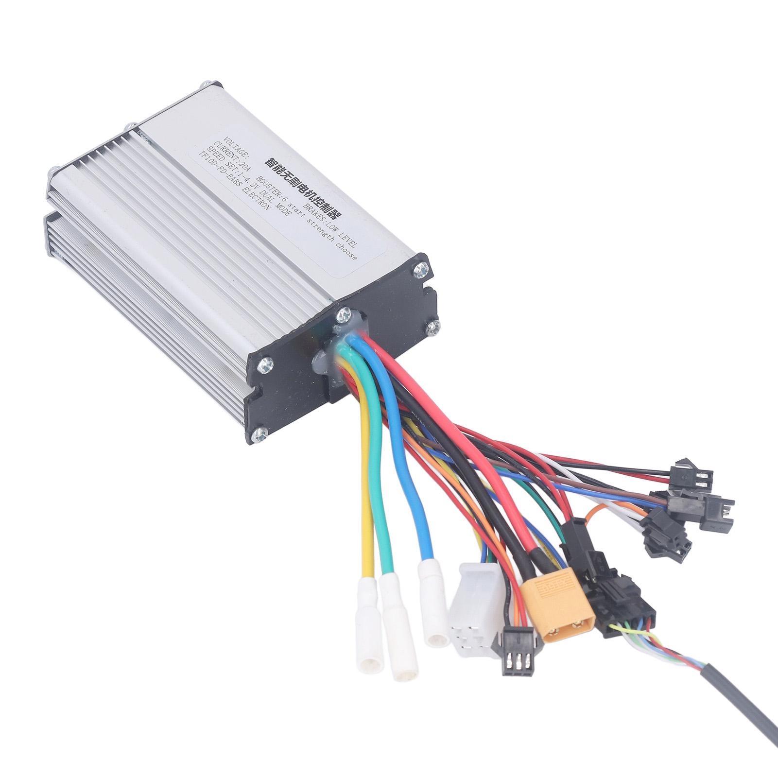 

350W DC Brushless Electric Bike Motor Controller Electric Scooter Wheelchair Sine Wave Controller 36V Working Voltage