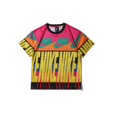 Nike Sportswear NSW Oversized Logo Colorblock Print Kortermet T-skjorte Dame Topper Flerfarget CJ3479-735