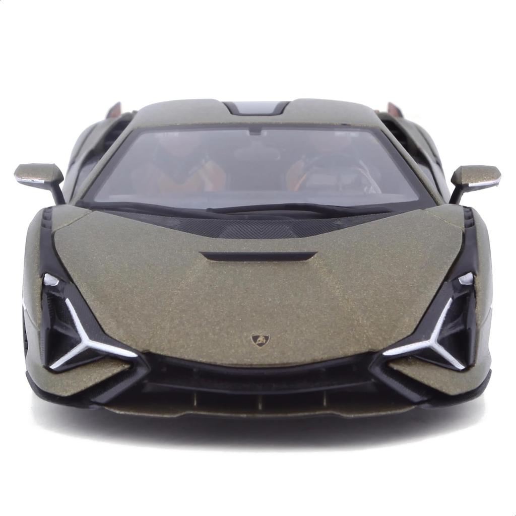Bburago 1/24 Scale Lamborghini Sián FKP 37 2019 Green / Diecast Model Car, Finished Product, 18-21099 GN