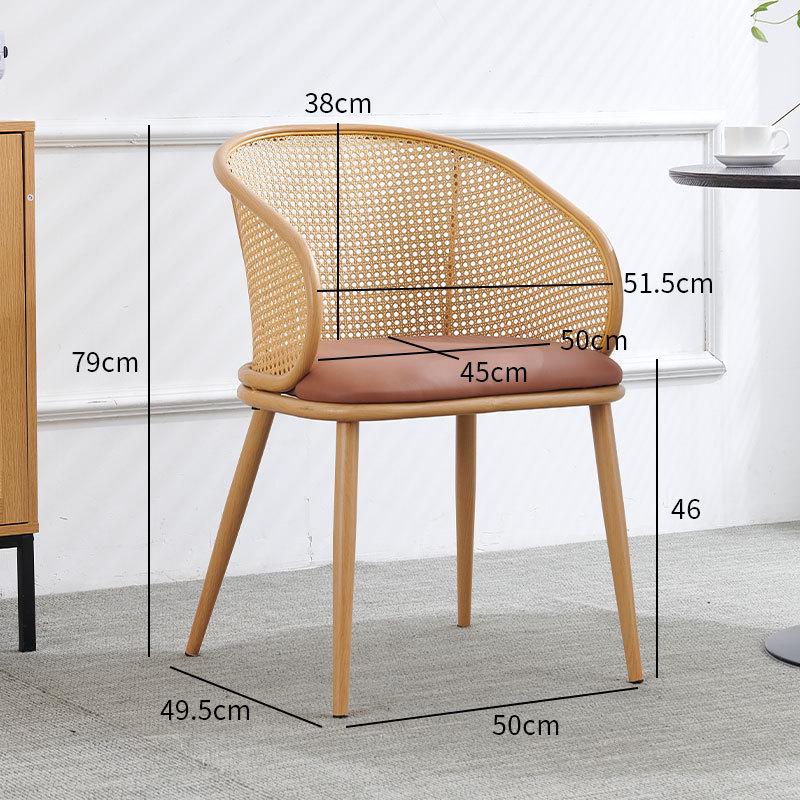 Rattan Woven Dining Armchair for Home, Restaurant, Cafe, Bar & B&B