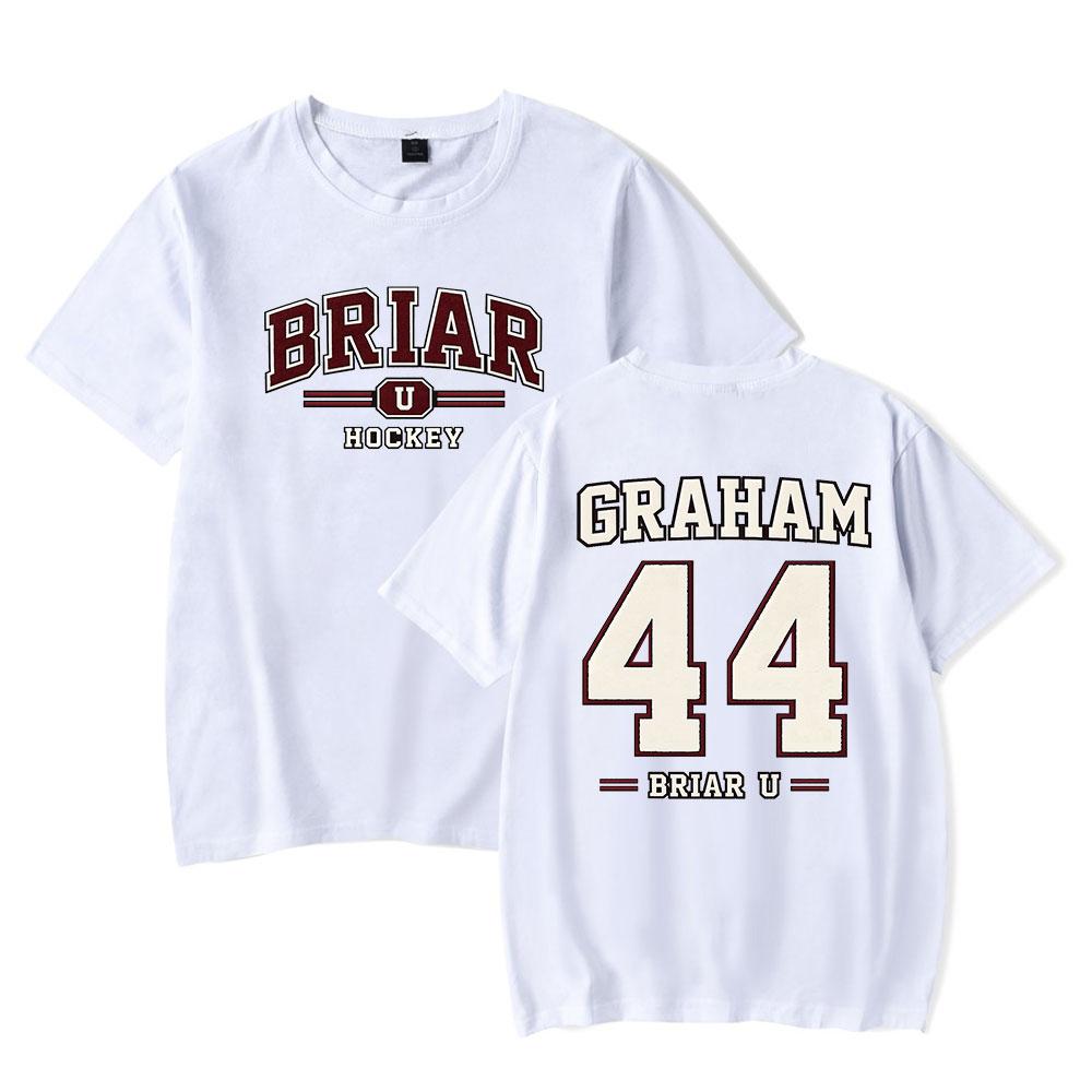 Off Campus Graham 44 Briar University Merch T-Shirts Cosplay Women Men Fashion Crewneck Short Sleeve Tee
