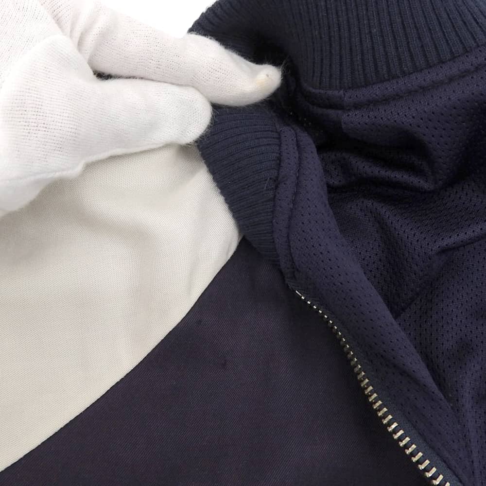 D/him Men's Zip-up Stadium Jacket, Purple and Navy, Size 48, 25 Stainless Steel Jacket 48 Purple / navyUsed