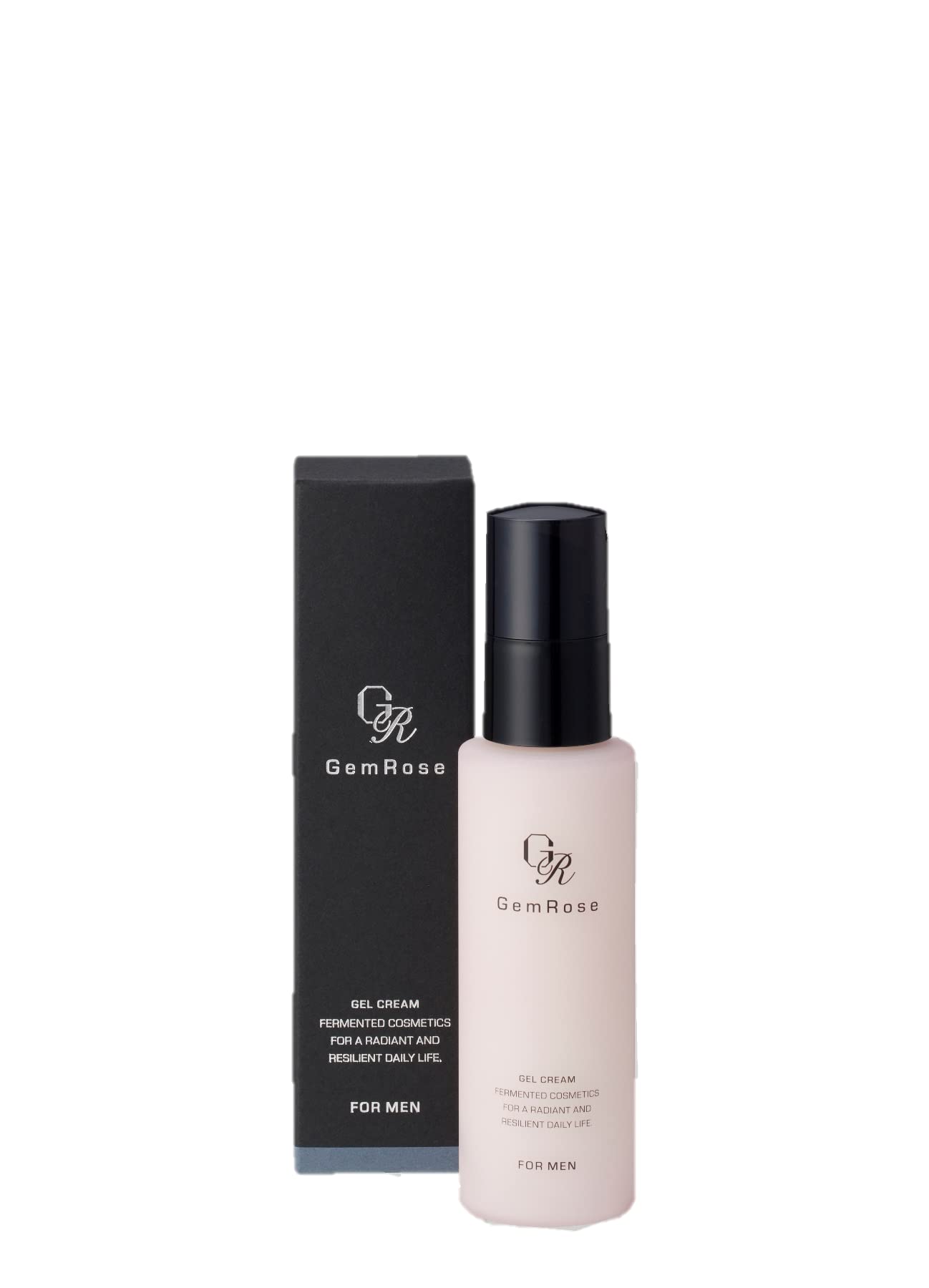 

GR GemRose Emulsion Gel Cream M 80ml Men s Made in Japan Naturally Derived Fermented Ingredients Moisturizing High-Hydration Beauty Skincare Gift