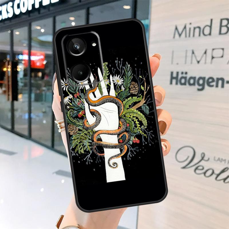 

Hand Snake Case For Realme 15 14 13 12 11 Pro Plus GT6 GT7 Pro C55 C51 C35 C53 C61 C65 C67 C63 C71 C75 Realme C55