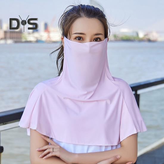 Sunscreen Face Guard Ice Silk Neck Protection Summer Riding Face Guard Outdoor Activities Travel Neck Gaiter