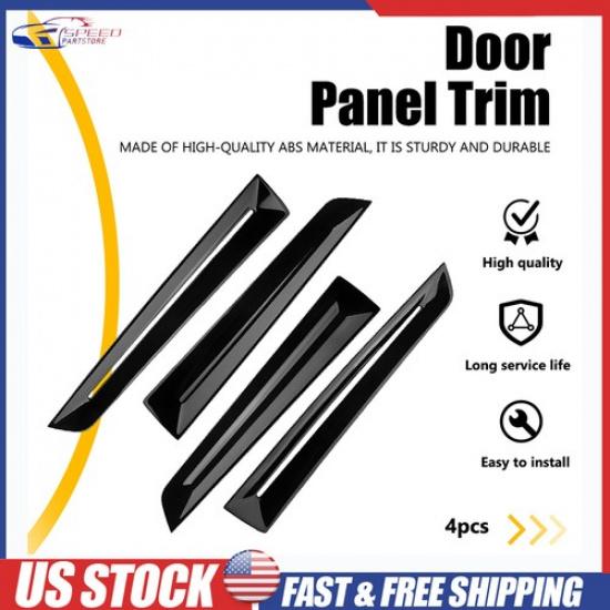 

Gloss Black Interior Rear Door Panel Trim Strip Cover For Honda Civic -2025
