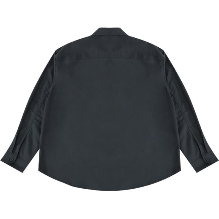 Converse Shirts Unisex Black Lapel Moderate Workwear 10027258-A01