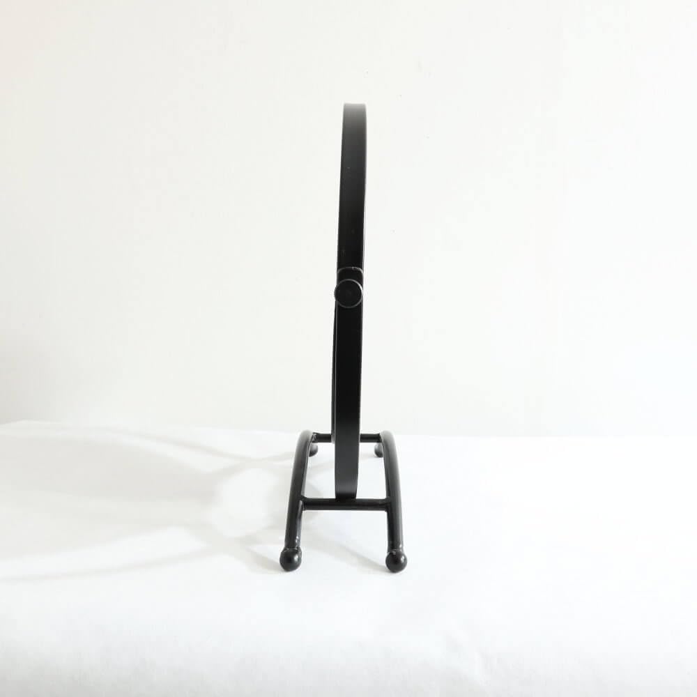 Tabletop Mirror 360 Degree Rotation Makeup Black Mirror Double-Sided Mirror,