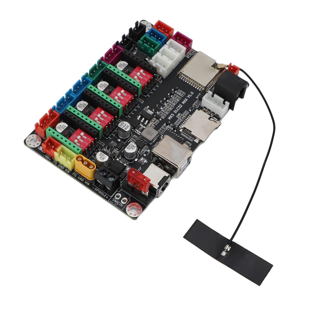 CNC 4 Achsen Controller Board Graviermaschine Hauptplatine 32 Bit Erweiterungskarte DC12 24V 10A