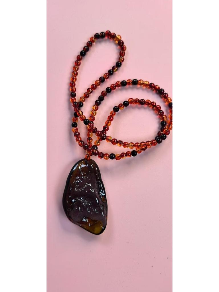 Damen Blutbernstein Quadrat Honigwachs Armband - Vielseitiger Chinesischer Stil Schmuck