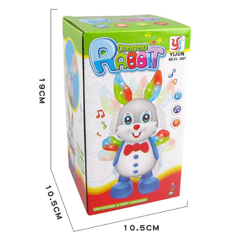Can Sing And Dance Swing Cartoon Rabbit Electric Light Music Toy