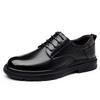 Fashion Men's Leather Oxford Shoes Business Formal Dress Shoes for Office Comfortable Slip-Resistant Flats Luxury Brand Men Casual Shoes