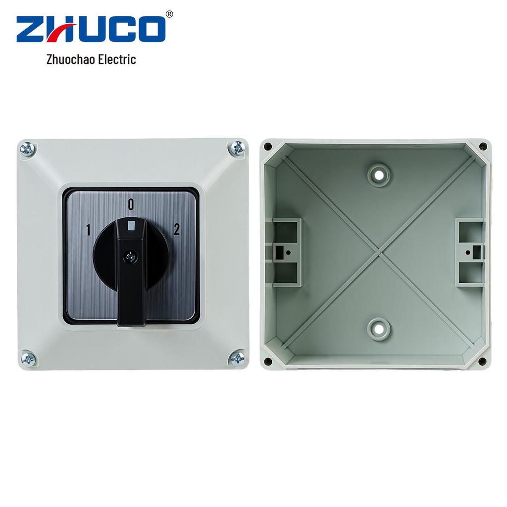 Zhuochao SZW26-63/D202.2BF Waterproof 3-Speed Changeover Switch