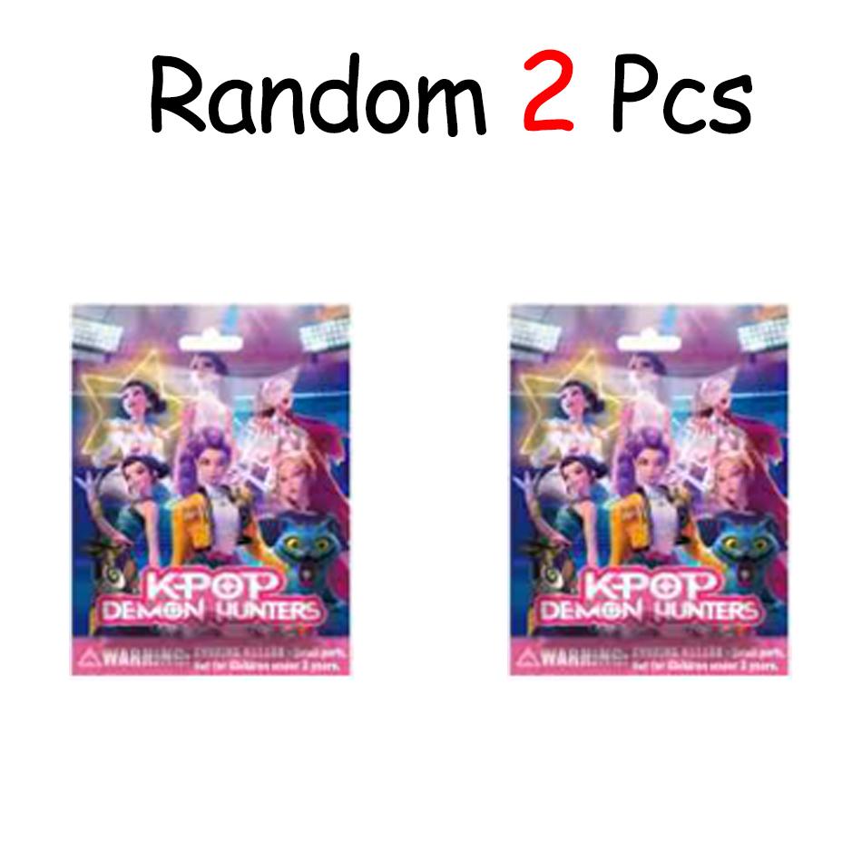 24pcs Random Blind Box 5-12cmAnime KPop Demon Hunters Girl Group RUMI MIRA ZOEY Figure Action Pvc Model Toys Ornaments Gifts