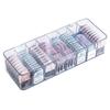 Clear Ps Contact Lens Organizer With Divided Compartments For Home Storage