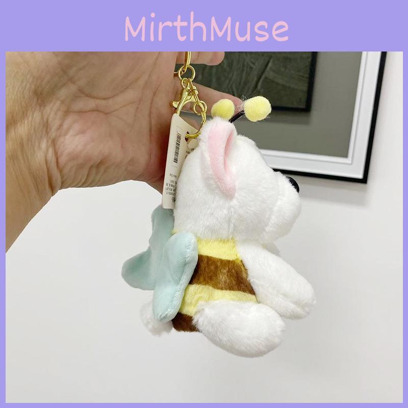 Charming Cozy And White West Highland Terrier Plush Doll Keychain Great For Gifting