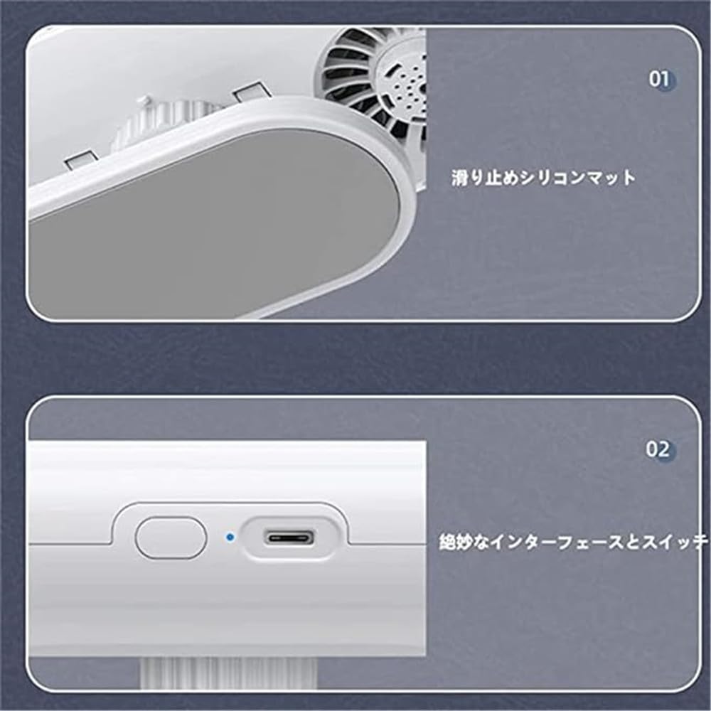 AUSTYLCO Car Fan, Car Fan, Desktop Fan, Small Fan, Universal Car, Twin Turbo Wind,