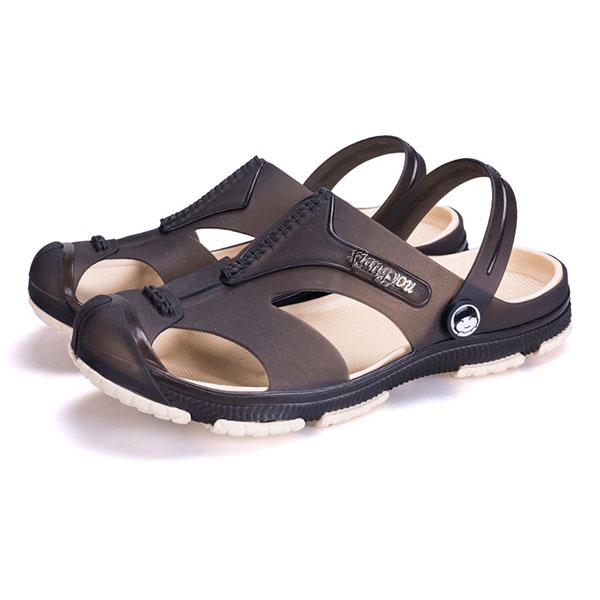 Pánské Velké Velikosti Protiskluzové Vnitřní Koupelnové Ploché Pantofle Jaro Léto Venkovní Plážové Baotou Pantofle