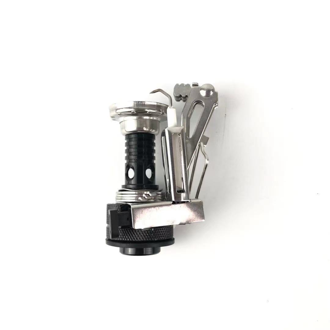 

Cooking, Camping, Integrated Mini Stove With Electronic Ignition, Portable Stove, Cooker For Travel black plastic box packaging