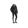 Adidas Originals Allover Print Fur Tonal Letter Sports Comfortable Loose Jacket Women Jacket Black IW5920
