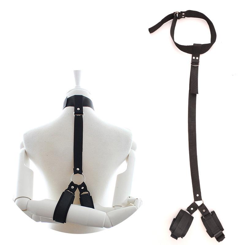 Erotic HandCuffs Mouth Gag BDSM Bondage Restraints Sex Toys for Couples Open Mouth Ball Backhand Cuffs Tied Up Adult Game