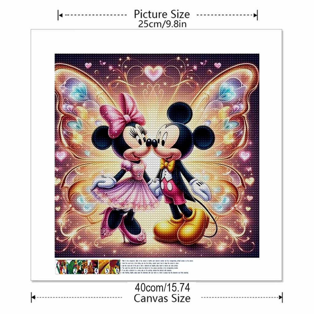 Disney ציור יהלומים 5D מיקי מיני ערכת פסיפס תפר צלב קישוט לבית מדבקת קיר מתנה בעבודת יד DIY