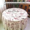 ZISIZ Disposable Plastic Plaid Tablecloths (100 Count)